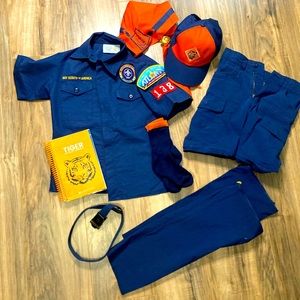 Complete Boy Scout of America, Tiger Cub Scout Uniform.